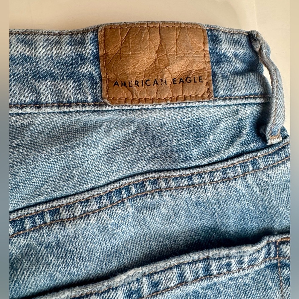 American Eagle Outfitters Light Blue Mid Rise 90s Bootcut Jeans Size 6 - Picture 11 of 14